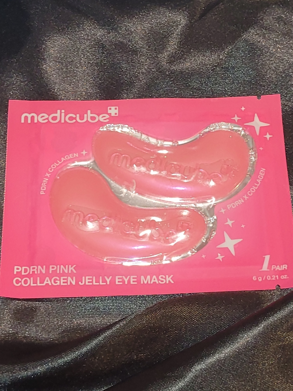 Medicube PDRN Pink Collagen Jelly Eye Mask — Hydrating Under-Eye Patches (Pink)